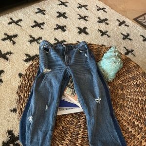 Abercrombie Simone high rise ankle straight